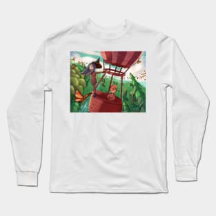 hot air ballon adventure Long Sleeve T-Shirt